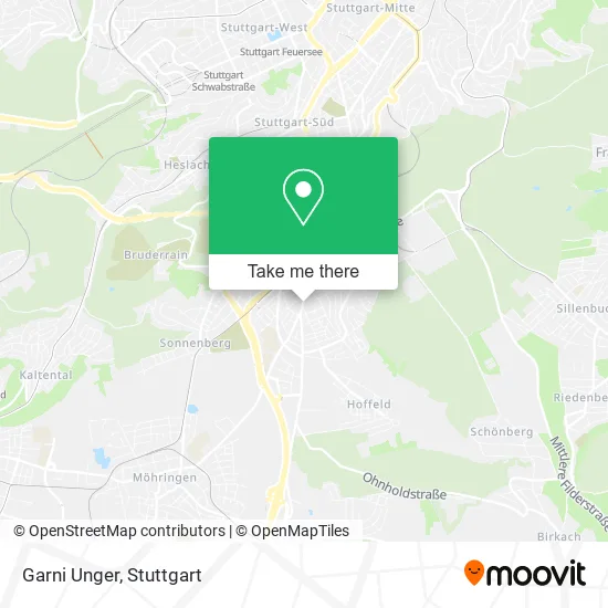 Карта Garni Unger