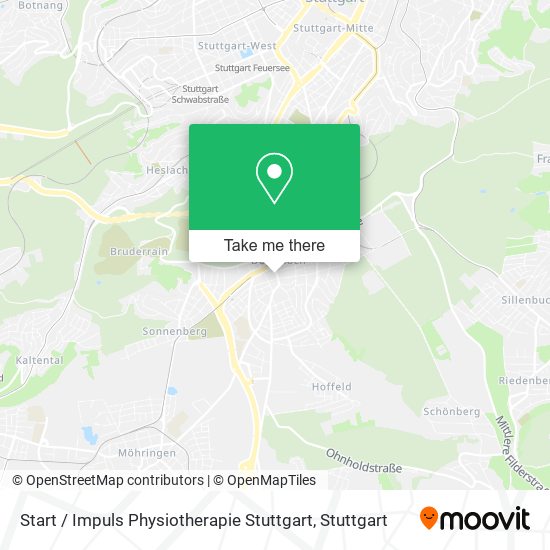 Start / Impuls Physiotherapie Stuttgart map