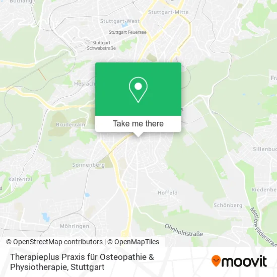 Карта Therapieplus Praxis für Osteopathie & Physiotherapie