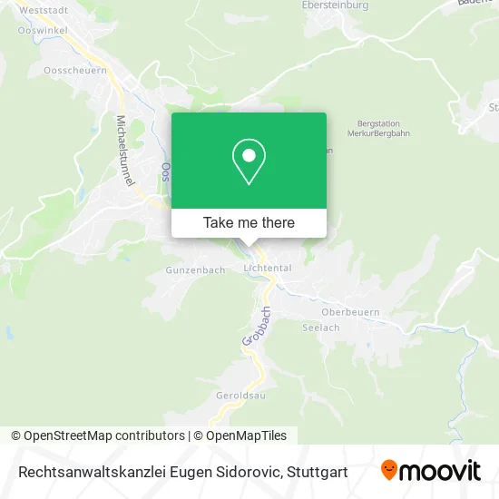 Карта Rechtsanwaltskanzlei Eugen Sidorovic