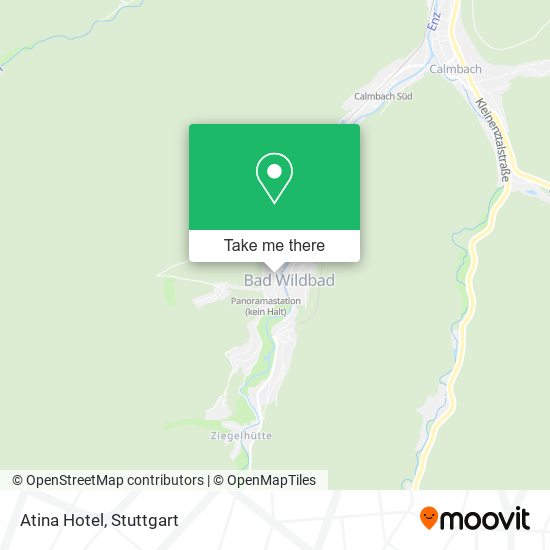 Atina Hotel map