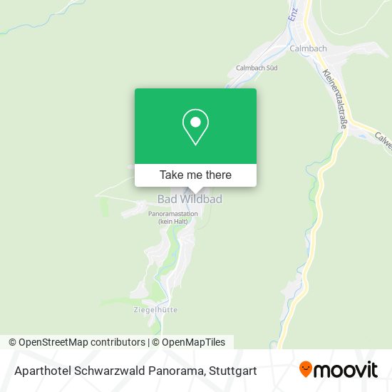 Aparthotel Schwarzwald Panorama map