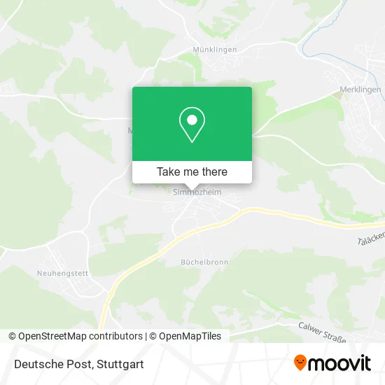 Карта Deutsche Post