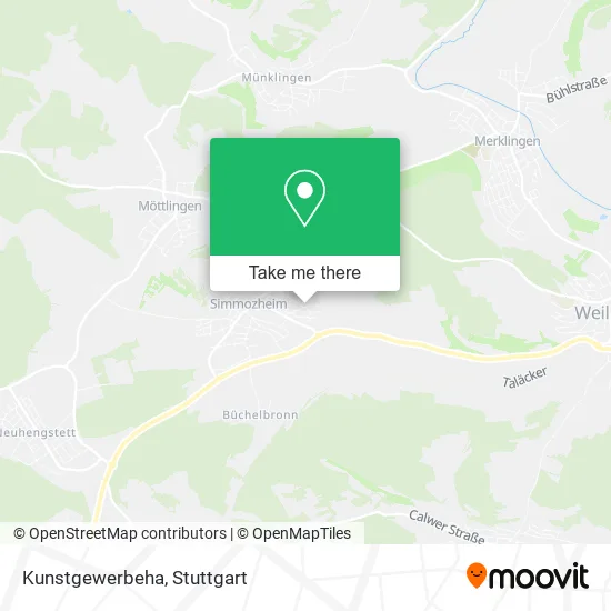 Карта Kunstgewerbeha