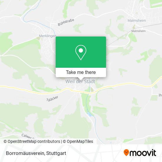 Borromäusverein map