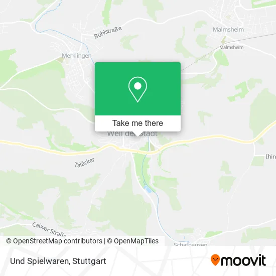 Карта Und Spielwaren