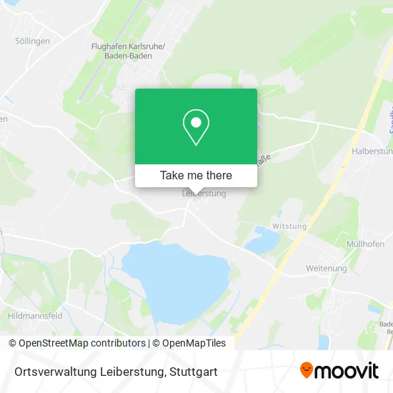 Карта Ortsverwaltung Leiberstung