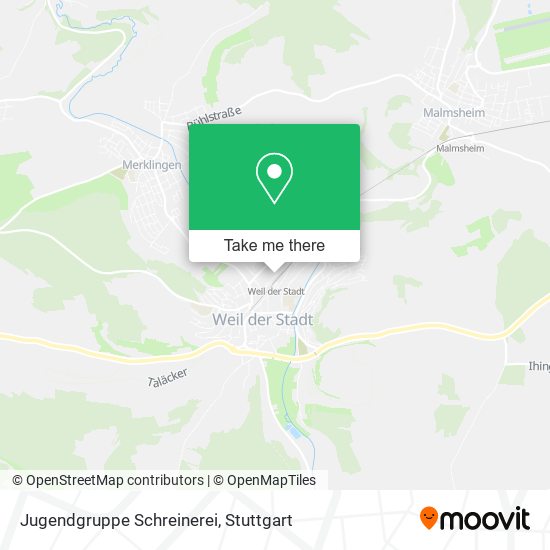 Jugendgruppe Schreinerei map