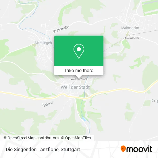 Карта Die Singenden Tanzflöhe