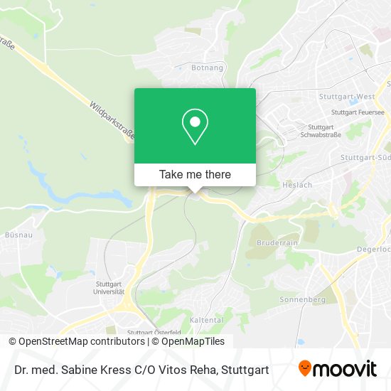 Dr. med. Sabine Kress C / O Vitos Reha map