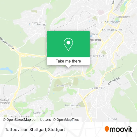Карта Tattoovision Stuttgart