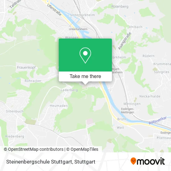Карта Steinenbergschule Stuttgart