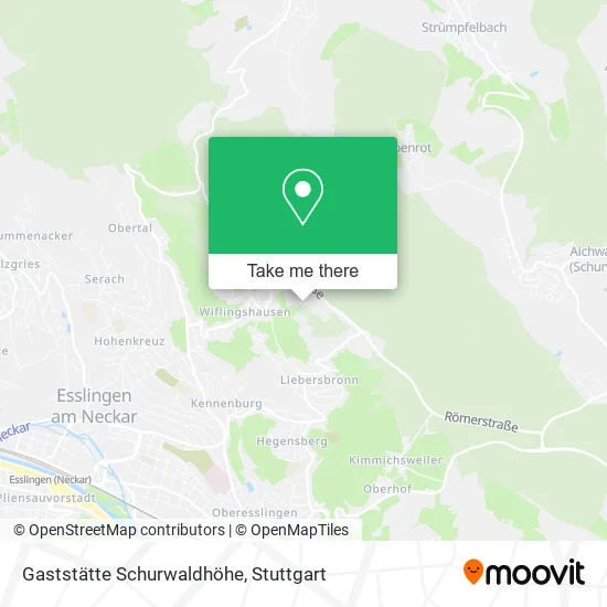 Карта Gaststätte Schurwaldhöhe