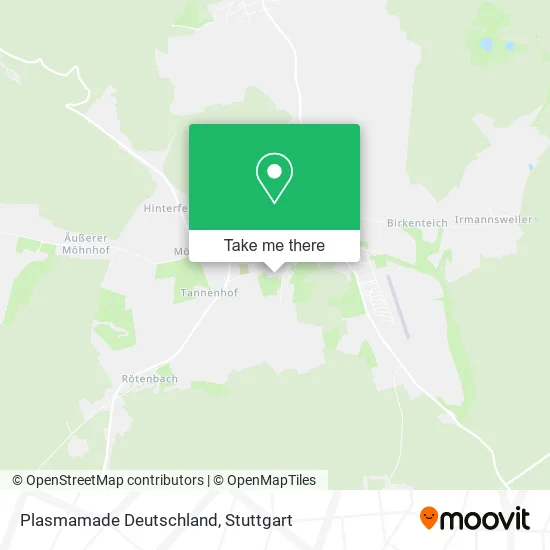 Карта Plasmamade Deutschland