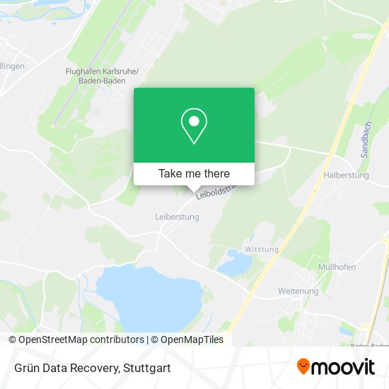 Grün Data Recovery map