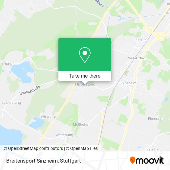 Breitensport Sinzheim map
