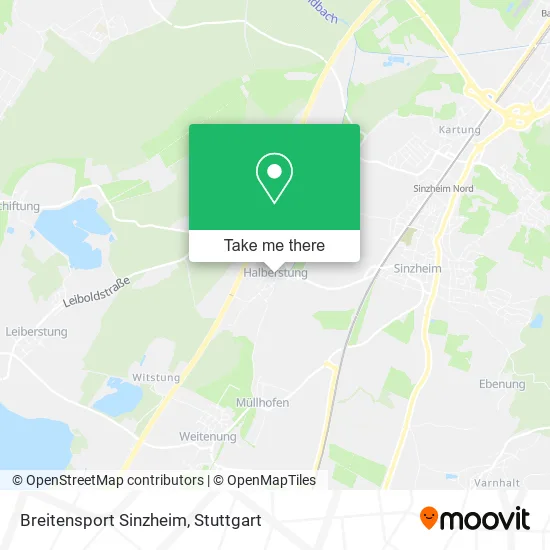 Карта Breitensport Sinzheim