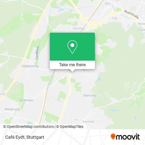 Карта Café Eydt