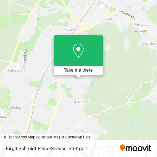 Birgit Schmidt Reise-Service map