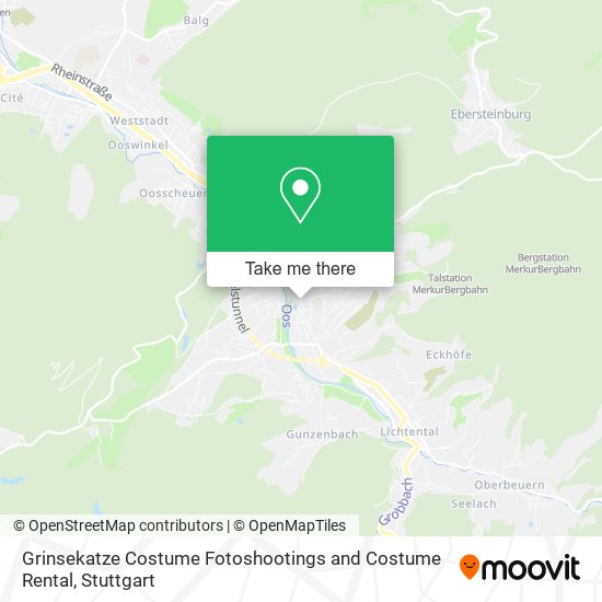Grinsekatze Costume Fotoshootings and Costume Rental map