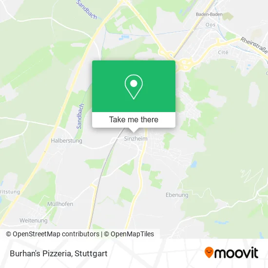 Карта Burhan's Pizzeria