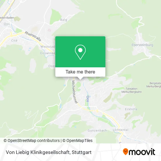 Карта Von Liebig Klinikgesellschaft