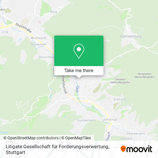 Litigate Gesellschaft für Forderungsverwertung map