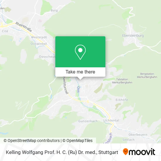 Карта Kelling Wolfgang Prof. H. C. (Ru) Dr. med.