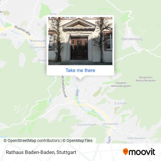 Rathaus Baden-Baden map