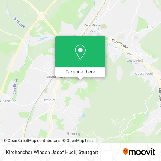 Карта Kirchenchor Winden Josef Huck