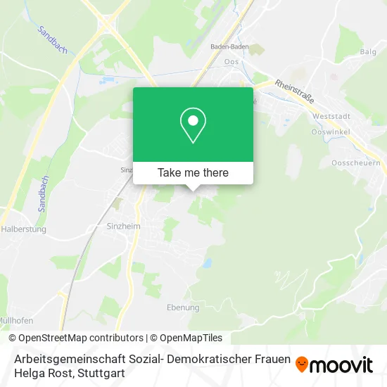Карта Arbeitsgemeinschaft Sozial- Demokratischer Frauen Helga Rost