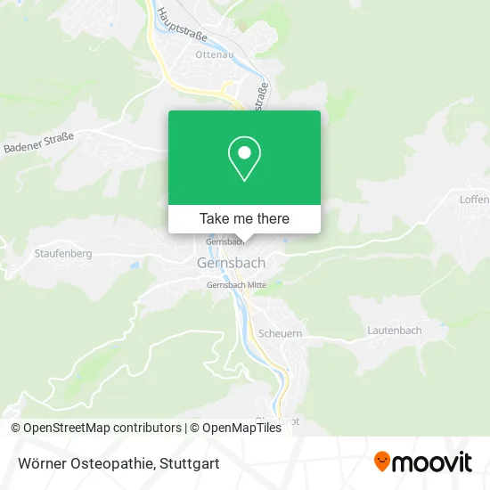Карта Wörner Osteopathie