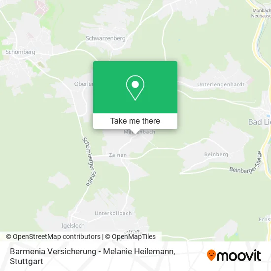 Карта Barmenia Versicherung - Melanie Heilemann