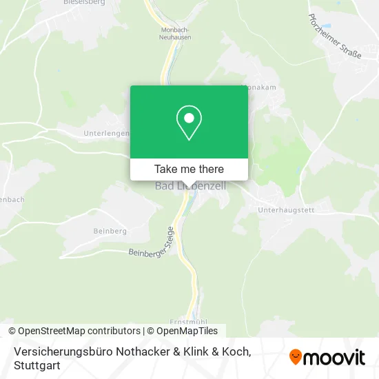 Карта Versicherungsbüro Nothacker & Klink & Koch