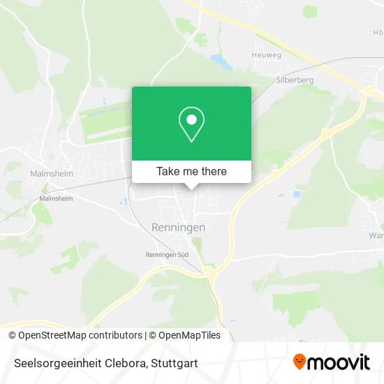 Карта Seelsorgeeinheit Clebora