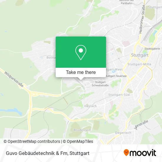 Карта Guvo Gebäudetechnik & Fm