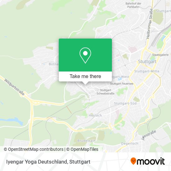 Iyengar Yoga Deutschland map