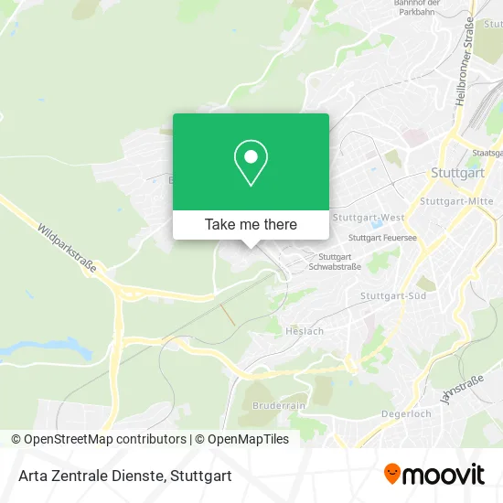 Карта Arta Zentrale Dienste