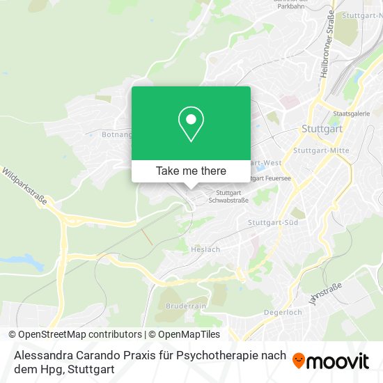 Alessandra Carando Praxis für Psychotherapie nach dem Hpg map