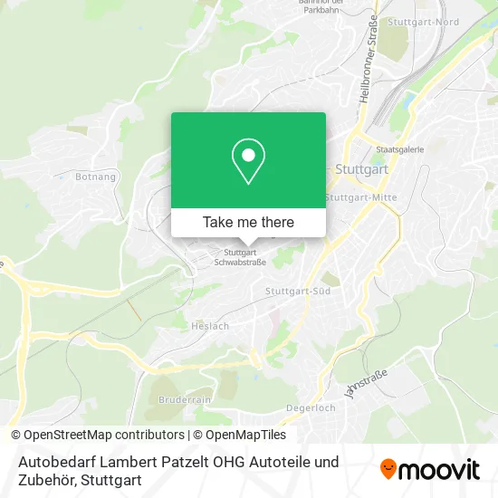 Карта Autobedarf Lambert Patzelt OHG Autoteile und Zubehör