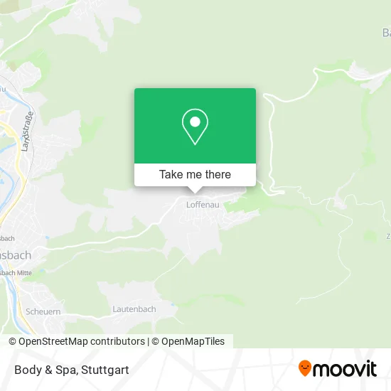 Карта Body & Spa