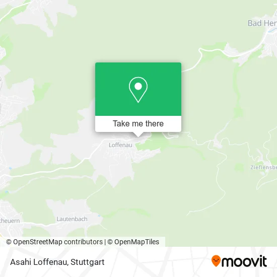 Карта Asahi Loffenau