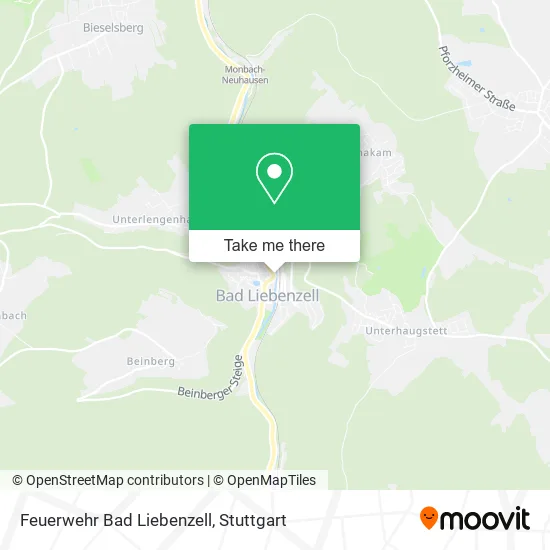 Карта Feuerwehr Bad Liebenzell