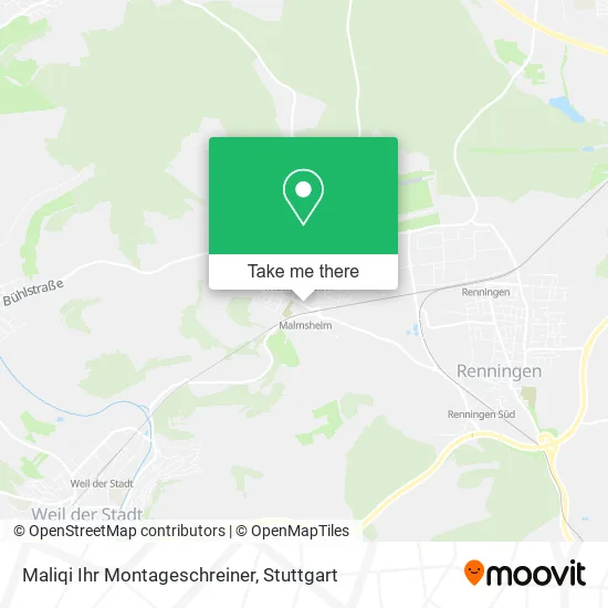 Карта Maliqi Ihr Montageschreiner