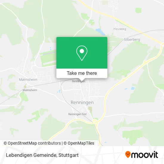 Карта Lebendigen Gemeinde