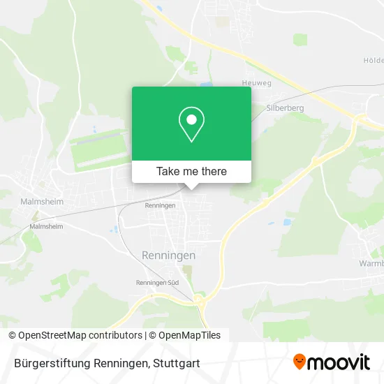Карта Bürgerstiftung Renningen