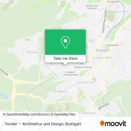 Yonder — Architektur und Design map