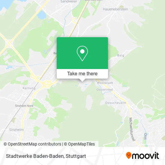 Карта Stadtwerke Baden-Baden