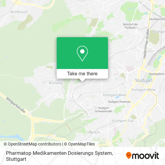 Карта Pharmatop Medikamenten Dosierungs System