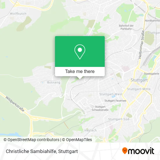 Карта Christliche Sambiahilfe